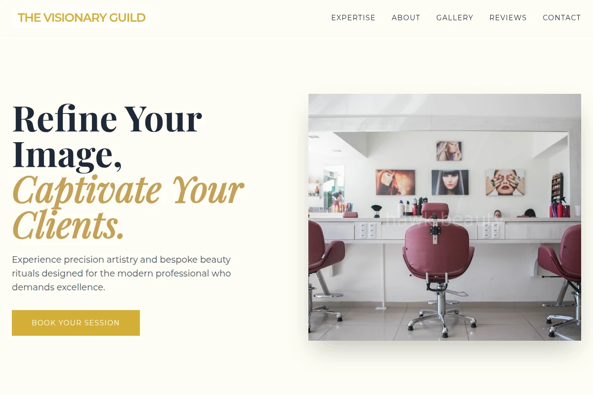 Minimal Beauty Salon